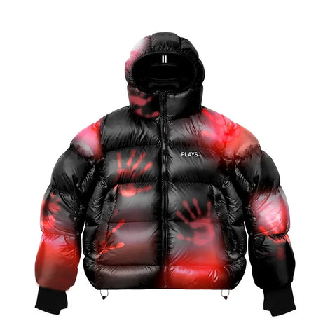 Damen Steppjacke mit Kapuze und Reißverschluss Lorvessa