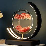 Sandalux Tischlampe – LED-Tischleuchte mit beweglichem Sandeffekt