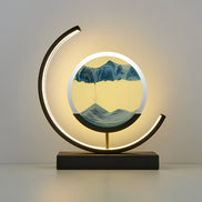 Sandalux Tischlampe – LED-Tischleuchte mit beweglichem Sandeffekt