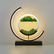 Sandalux Tischlampe – LED-Tischleuchte mit beweglichem Sandeffekt