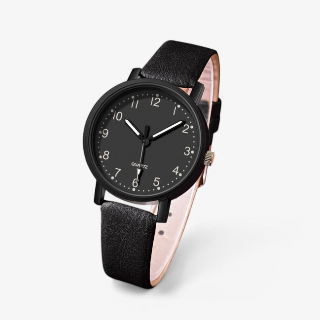 Elorisse Damen Armbanduhr mit minimalistischem Zifferblatt und verstellbarem Armband