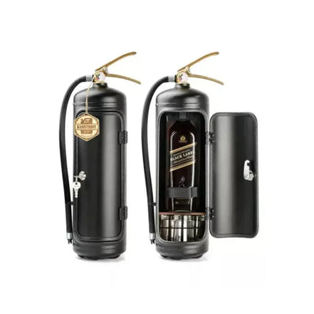 Flaschenhalter im Feuerlöscher-Design