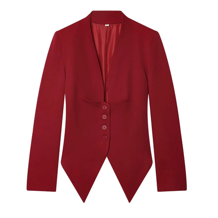 Élise Damen Blazer mit Schleifendetail und Einreihigem Verschluss