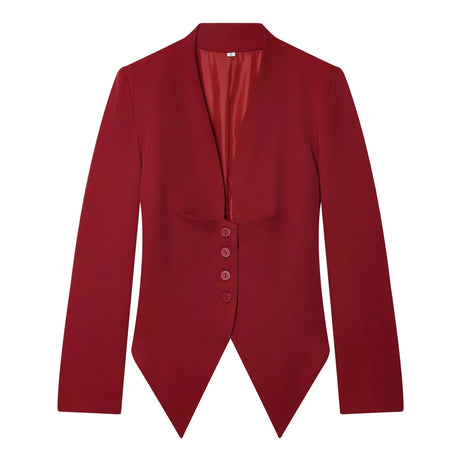 Élise Damen Blazer mit Schleifendetail und Einreihigem Verschluss