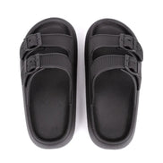 Velmora Unisex Slides mit Doppelriemen und verstellbaren Schnallen