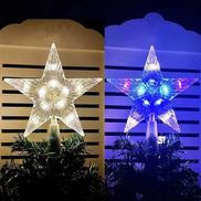 LED Weihnachtsbaumspitze Stern mit Beleuchtung – Lumestia