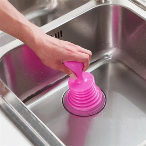 DrainForce Press Plunger – Saugheber für Waschbecken und Abfluss