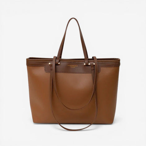 Torvina Schultertasche – Handtasche mit Doppelgriffen und großem Innenfach
