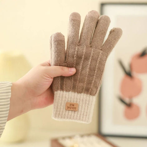 Unisex Strickhandschuhe mit Touchscreen-Funktion und weicher Oberfläche – Nuvessa