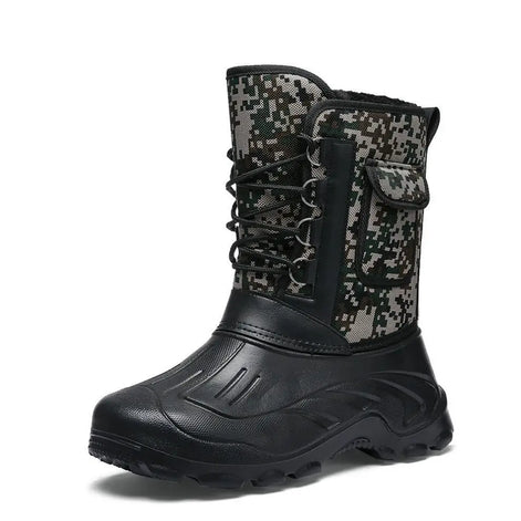 Herren Winterstiefel mit Plüschfutter und kräftiger Sohle Varexon