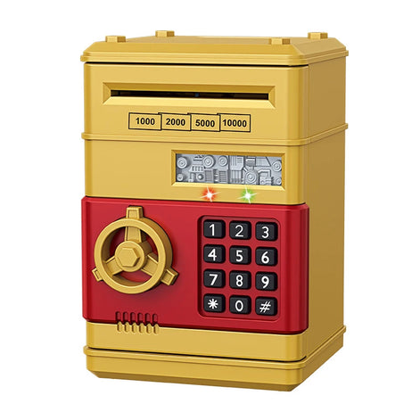Saviora Mini-Tresor Sparbox mit Passwort und Münzfach