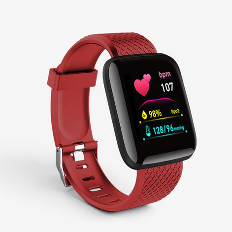 Smartwatch mit digitalem Touchdisplay, Bluetooth und verstellbarem Armband – Nexoria