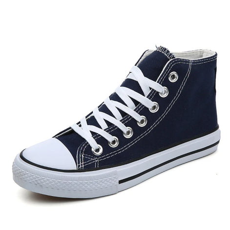 Unisex Canvas Sneakers mit Schnürverschluss und Profilsohle