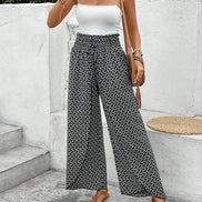 Florenza Damen Culotte mit Paisley-Muster und weitem Bein