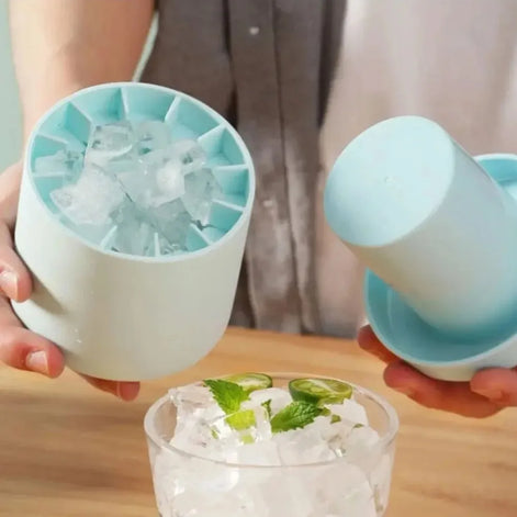 Silikon-Eiswürfelform mit Runddesign