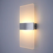 Liravon LED Wandleuchte Aluminium Acryl Innenwandlampe