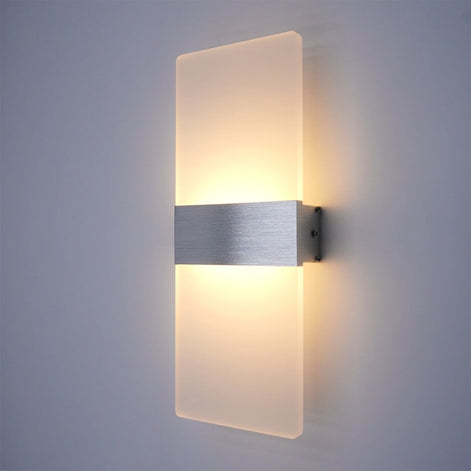 Liravon LED Wandleuchte Aluminium Acryl Innenwandlampe