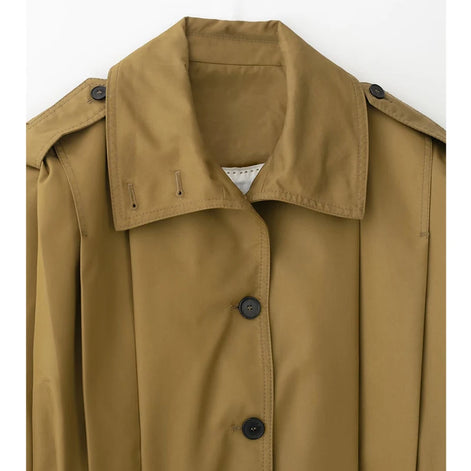 Velmora Damen Bomberjacke mit Plissee und Stehkragen