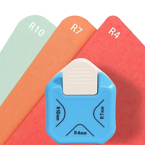 Craftixa 3-in-1 Eckenrunder für Papier mit 4/7/10 mm Radius