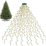 LED Weihnachtsbaum Lichterkette mit Ring, 8 Lichtmodi – Lumeriva