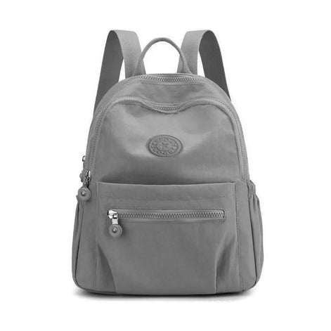 Kompakter Nylon-Rucksack mit Reißverschluss