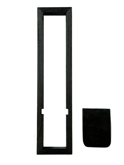 Velvara Wandkerzenhalter aus Holz mit Ablagefläche