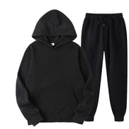 Damen Jogginganzug 2-teilig mit Kapuzenpullover und Streifendetails – Velmirae