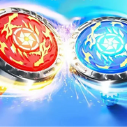2-in-1 Spielzeugschwert mit Kreisel-Launcher Veltrix