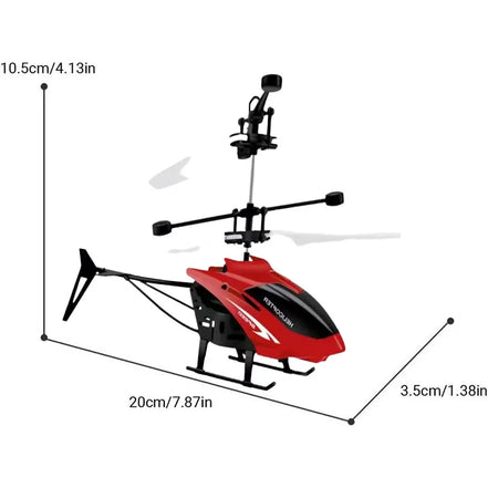 Aeriqo Mini-Helikopter – Wiederaufladbarer RC-Helikopter für Innen- und Außenbereiche