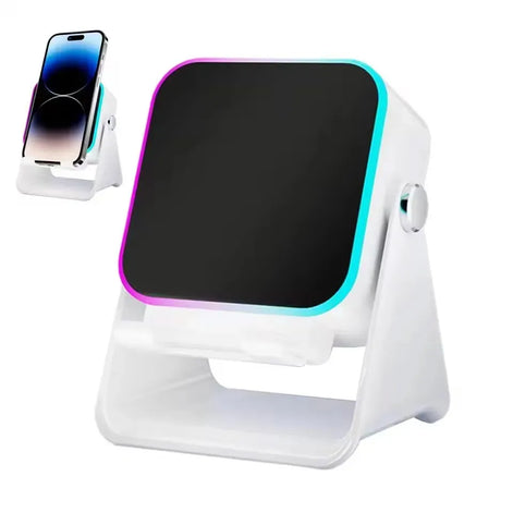 Bluetooth-Lautsprecher mit Smartphone-Halter und RGB-Beleuchtung – SoundDock