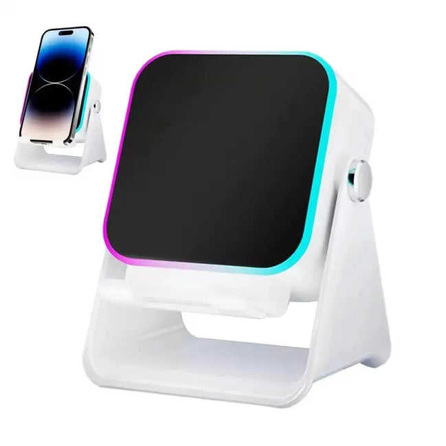 Bluetooth-Lautsprecher mit Smartphone-Halter und RGB-Beleuchtung – SoundDock