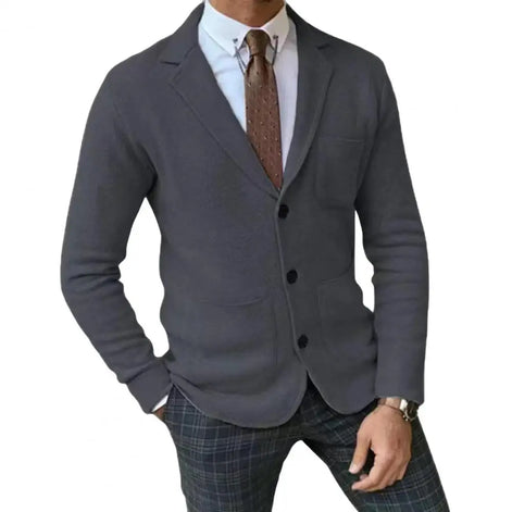 Bravento Herren-Blazer mit Revers und Einreiher