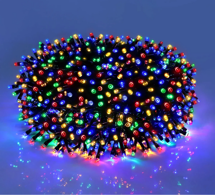LED Lichterkette mit 8 Lichtmodi, 10–100 m – Luvendra