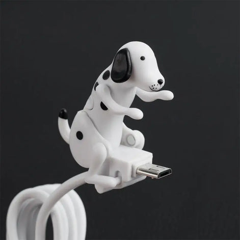 USB-C Ladekabel mit beweglicher Hundefigur für Smartphones – WagCharge