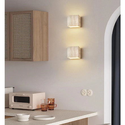 Kaivo Wandleuchte aus Stein – Japanisch inspiriertes Design