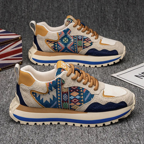 Selvara Unisex Sneaker mit Schnürung und Mesh-Obermaterial
