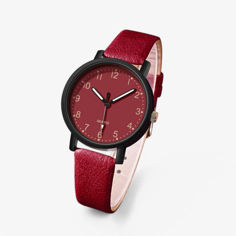 Elorisse Damen Armbanduhr mit minimalistischem Zifferblatt und verstellbarem Armband