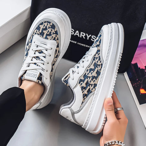 Aerovent Herren Sneaker mit Mesh-Obermaterial und dicker Sohle