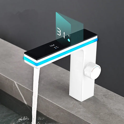 HydraLume One – LED-Waschtischarmatur mit Wasserfluss-Anzeige