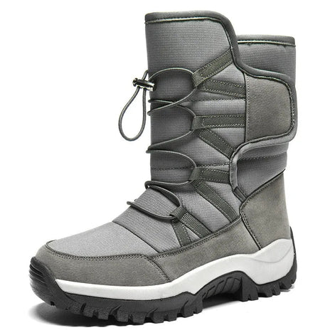 Unisex Winterstiefel mit Plüschfutter und elastischem Verschluss Elvarox