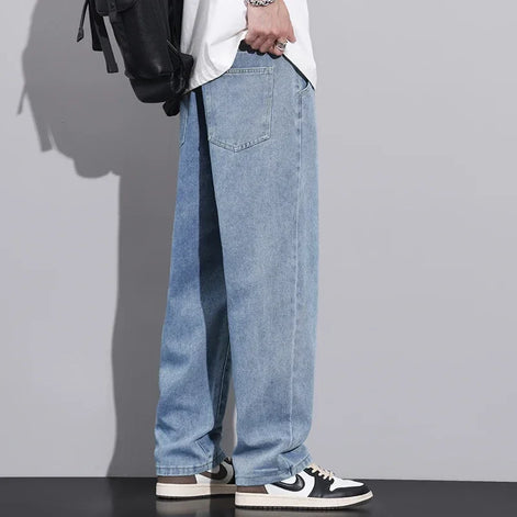 Herren Jeans mit geradem weitem Bein und lockerem Schnitt Taverno