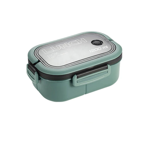 Layera Doppelstock-Lunchbox mit Besteck