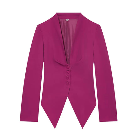 Élise Damen Blazer mit Schleifendetail und Einreihigem Verschluss