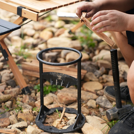 Foraxa Holzspalter – Gusseiserner Handholzspalter für Brennholz