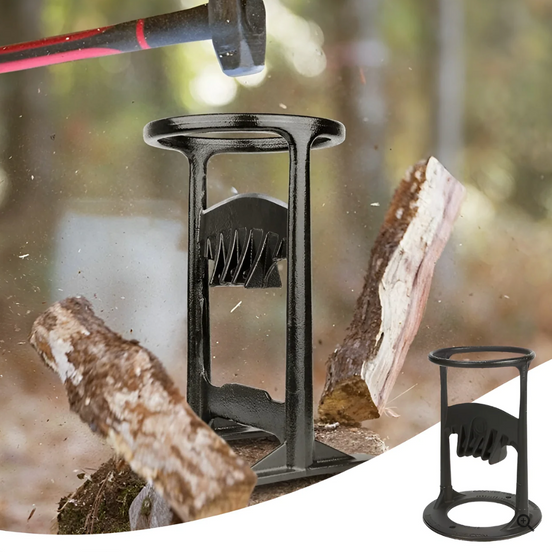 Foraxa Holzspalter – Gusseiserner Handholzspalter für Brennholz