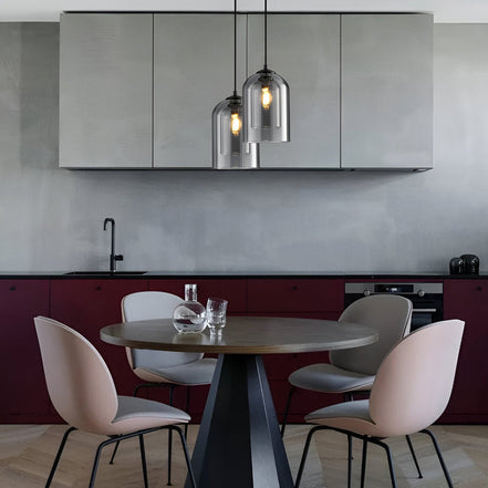 **Schicke Doppelglas Pendelleuchte – Stilvolles Licht für Ihr Zuhause** 5