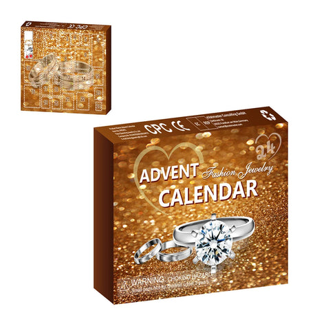Schmuck Adventskalender mit 24 Schmuckstücken für Damen – Aurevella