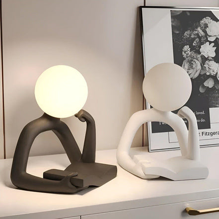 Arvion Tischleuchte mit abstraktem Design – dekorative Lampe für Innenräume