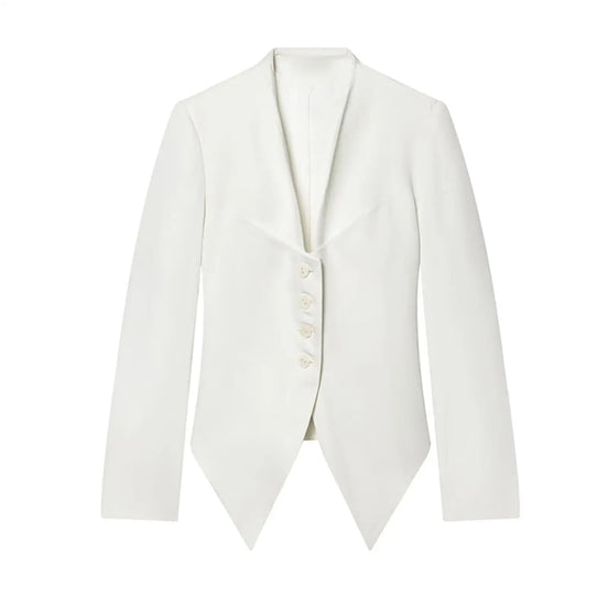 Élise Damen Blazer mit Schleifendetail und Einreihigem Verschluss