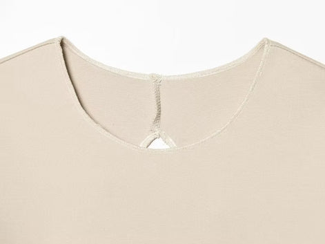 Damen-Zweiteiler mit Kurzarmshirt und Schlaghose – Elanique